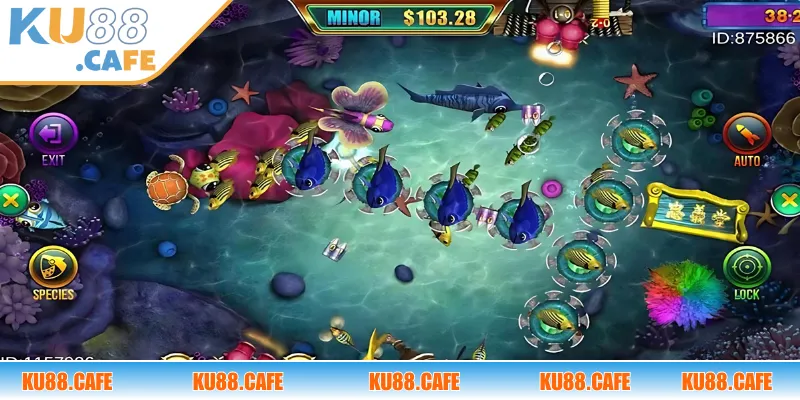 Hãy nhanh tay nã đạn về những con vừa mới bơi ra khỏi bàn