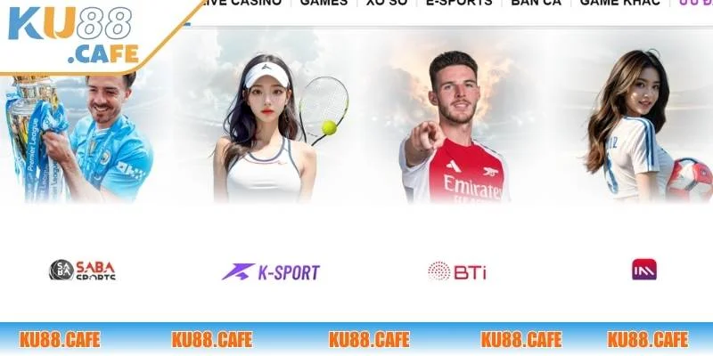 Những bộ môn được yêu thích nhất tại sảnh thể thể thao KU88