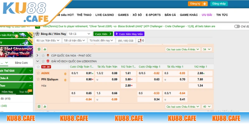 Ưu điểm khi chơi kèo thẻ đỏ tại KU88