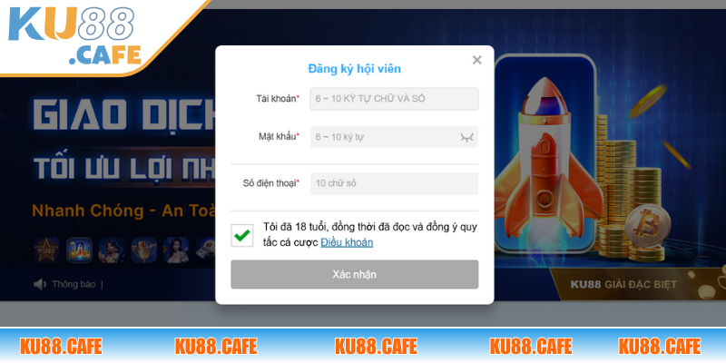 Vài bước đăng ký KU88 đơn giản giúp newbie dễ thao tác